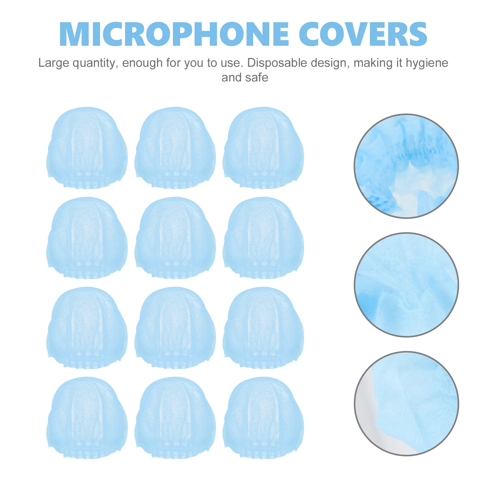 

200 Pcs Microphone Protector Cover Covers Disposable Sleeve Accessories Music Protectors