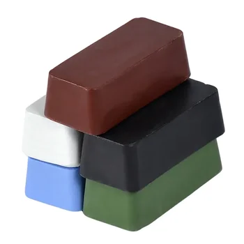 1PC do polerowania metalu ze stali nierdzewnej wosk stałe pasta do polerowania do metalu aluminium precyzyjny Instrument czerwony/czarny/niebieski/biały/zielony