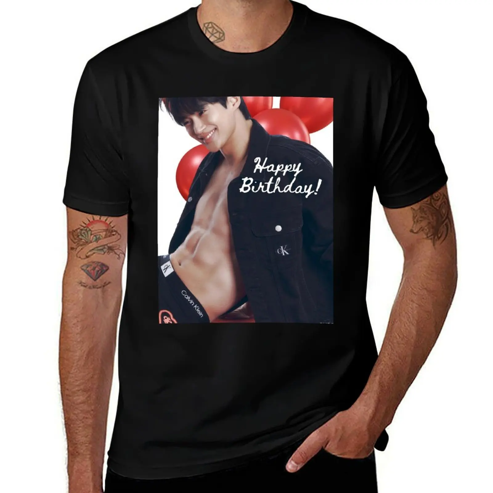 

Byeon Woo Seok Wishes You a Happy Birthday T-Shirt oversized t shirt anime tshirt graphic t shirt vintage Short sleeve tee men