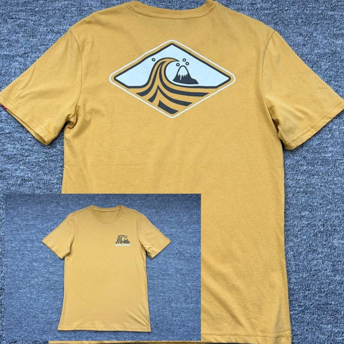 New European/American Style Australian Surf Helmet Shell Men's Round-neck Short T-shirt Cotton Sleeves Street Dance Rap