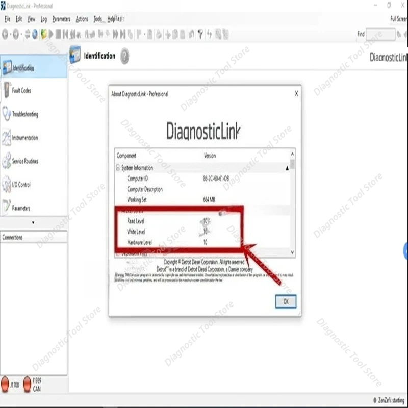 2026 NEW Detroit Diesel Diagnostic Link 8.21 Level 10 10 10 DDDL 8.21 + DDDL BackDoorKG + DRS 6.23 + DDCT v4.5 Calibration Tool