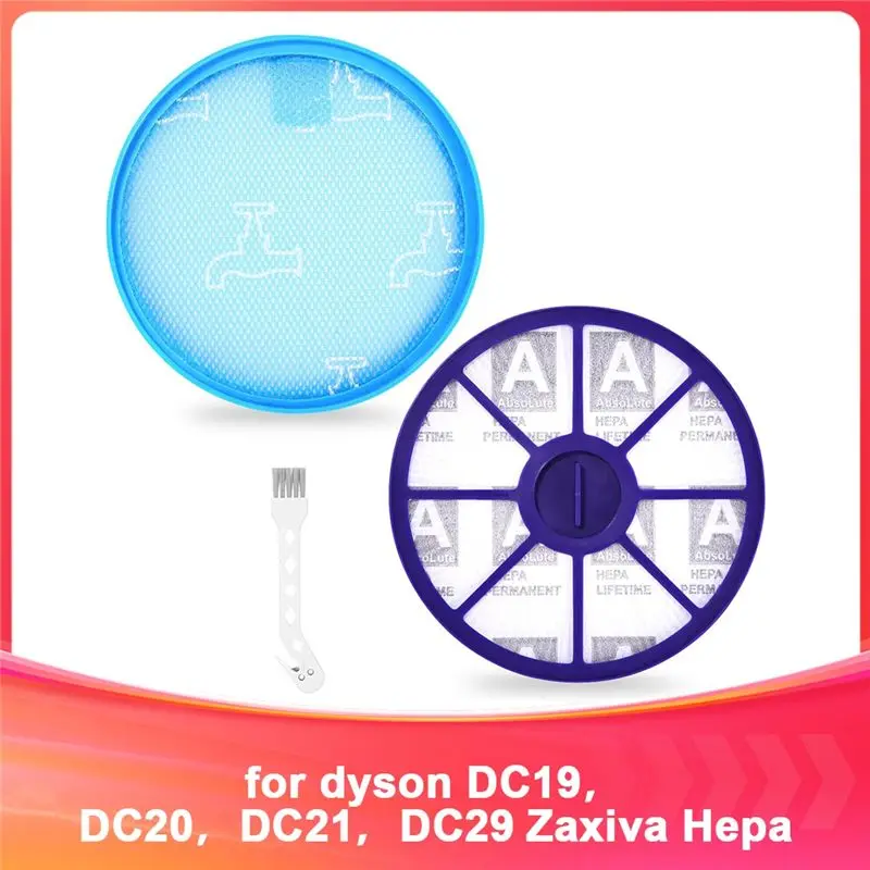 AEE4-HEPA Filter Vacuum Cleaner Accessories For Dyson DC19, DC20, DC21, DC29, Replacement Filter For Upper And Lower Motor