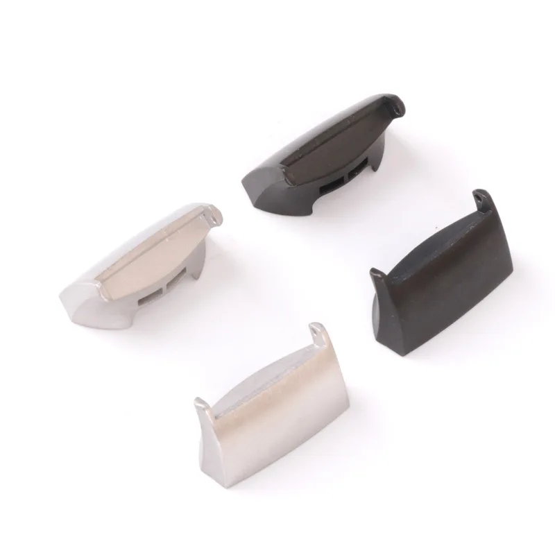 Adaptador de correa de reloj plateado y negro para Fitbit Charge 3 4, conector de correa de acero inoxidable para Fitbit Charge 3 4, 2 uds.