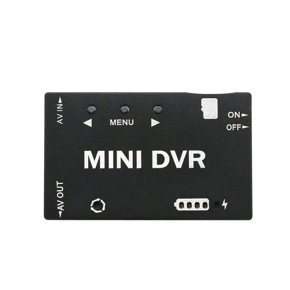 FPV مسجل صغير FPV DVR وحدة NTSC/PAL للتحويل المدمج في بطارية فيديو الصوت مسجل FPV ل RC نموذج سباق طائرة بدون طيار FPV