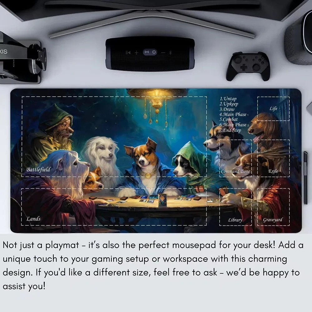 Fantasy Game Character Extended Mousepad Cool Large Desk Pad Waterproof Computer Gaming Accessories For Gamers