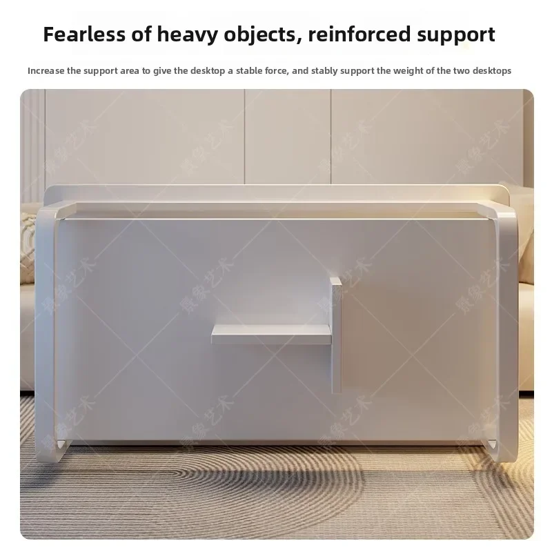 طاولة القهوة شقة صغيرة طاولة صغيرة بسيطة غرفة المعيشة أريكة بسيطة الجانب عدد قليل من طاولة الشاي الصغيرة طاولة مربعة قصيرة