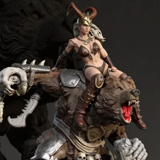 

Overall heights 60mm 80mm 100mm Resin model kits figure beauty colorless and self-assembled (3D Printing ) TD-7753/3D