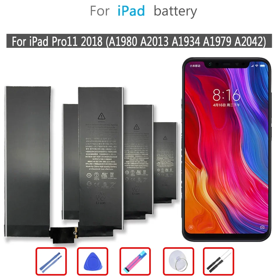 

Аккумулятор для планшета pro 11 2nd 2020 для iPad Pro11 2018 A1980/A2013/A1934/A1979/A2042/A2228/A2230/A2231 2rd 2th