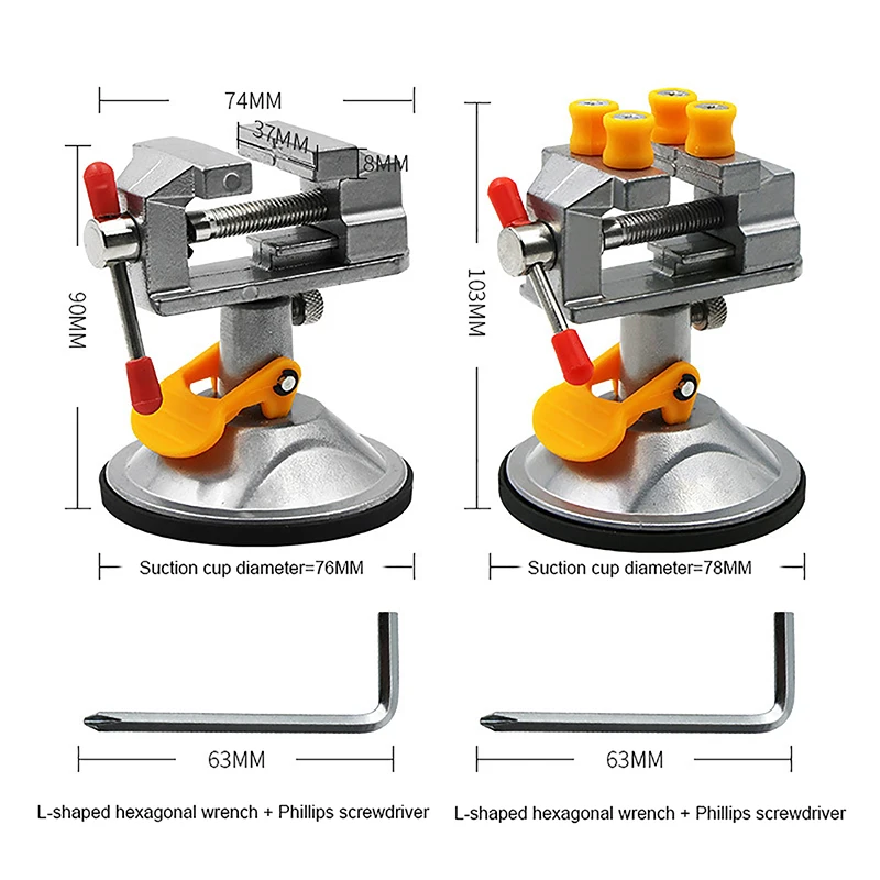 ตาราง Vise Vise ครัวเรือนขนาดเล็ก Multi-Functional Universal CLAMP FLAT Vise Bench Vise MINI ตาราง Vise Workbench