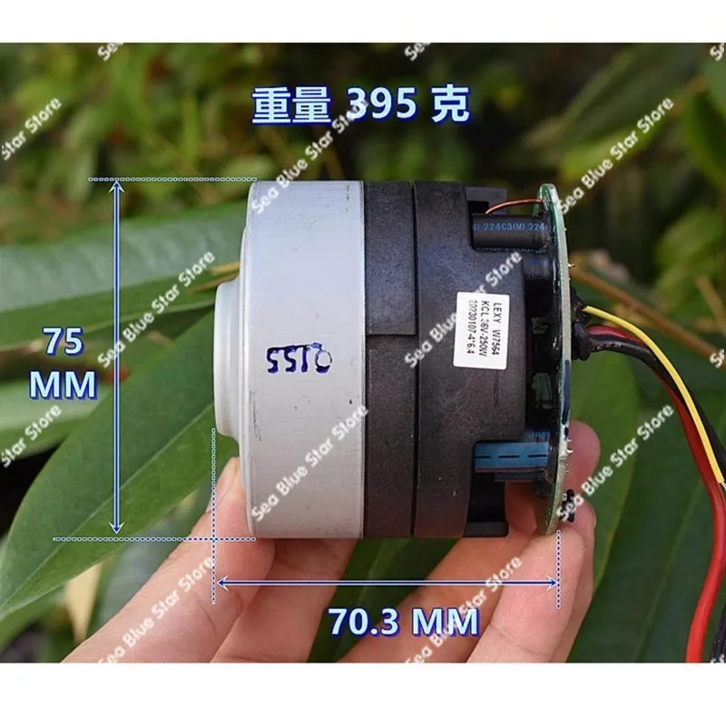 Motor DC36V250W high speed DC brushless vacuum cleaner fan 75mm large diameter turbine vacuum motor