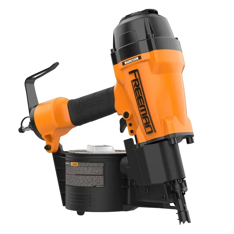2026/Freeman CN90 CN80 CN70 Pneumatic Wood Pallet Roofing Roll Nail  Machine 3 1/2 Inch Air Coil Framing Nailer