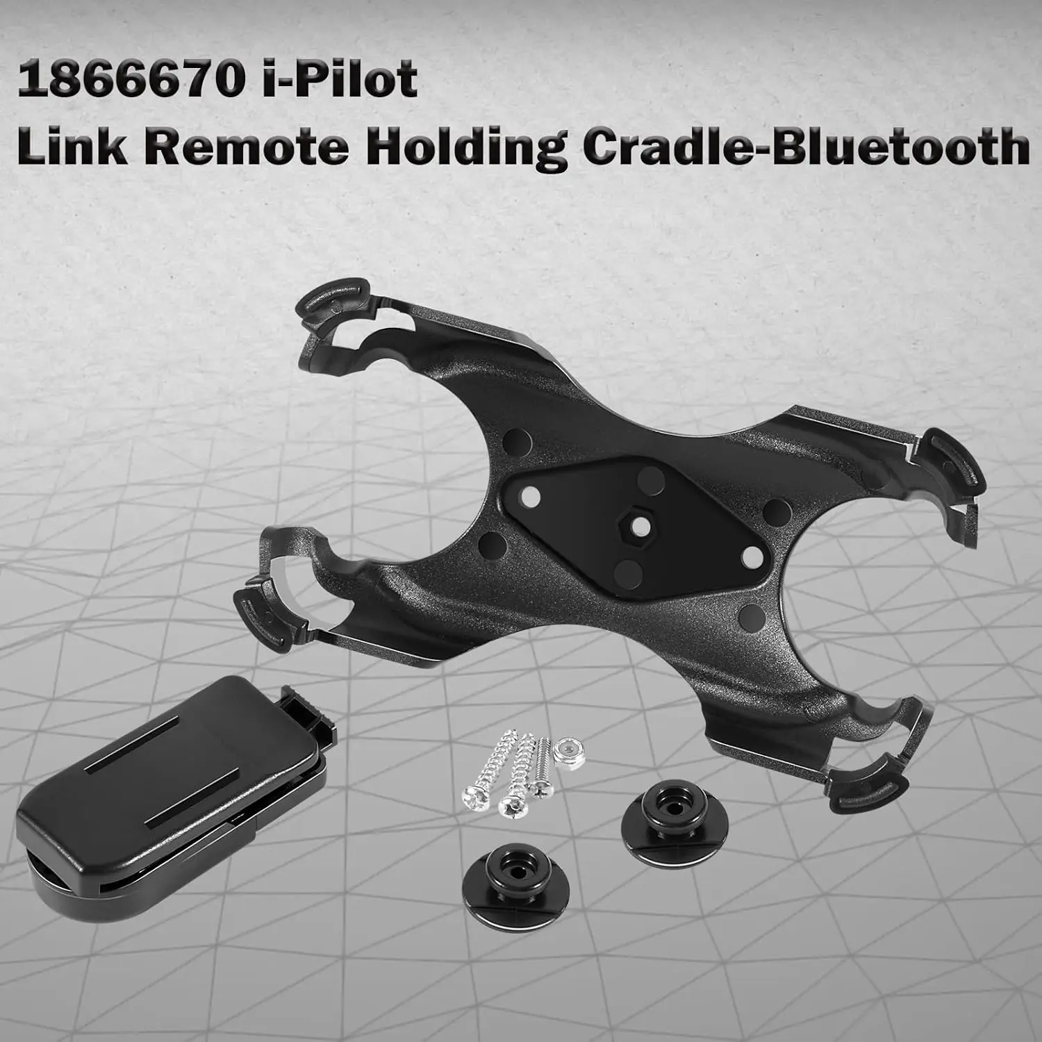 TM 1866670 Fit for Minn Kota 1866650 Bluetooth i-Pilot Link GPS System Remote Control Stand Black, Boat Parts