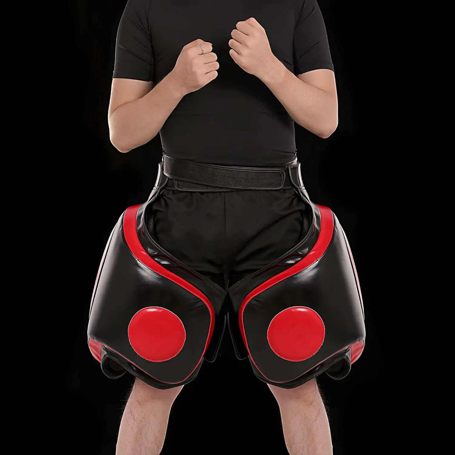 Muay Kickboxing Thai Thigh Pads  Leg Kick Pad for Martial Arts Coach Trainer Taekwondo Sparring Gear Thigh