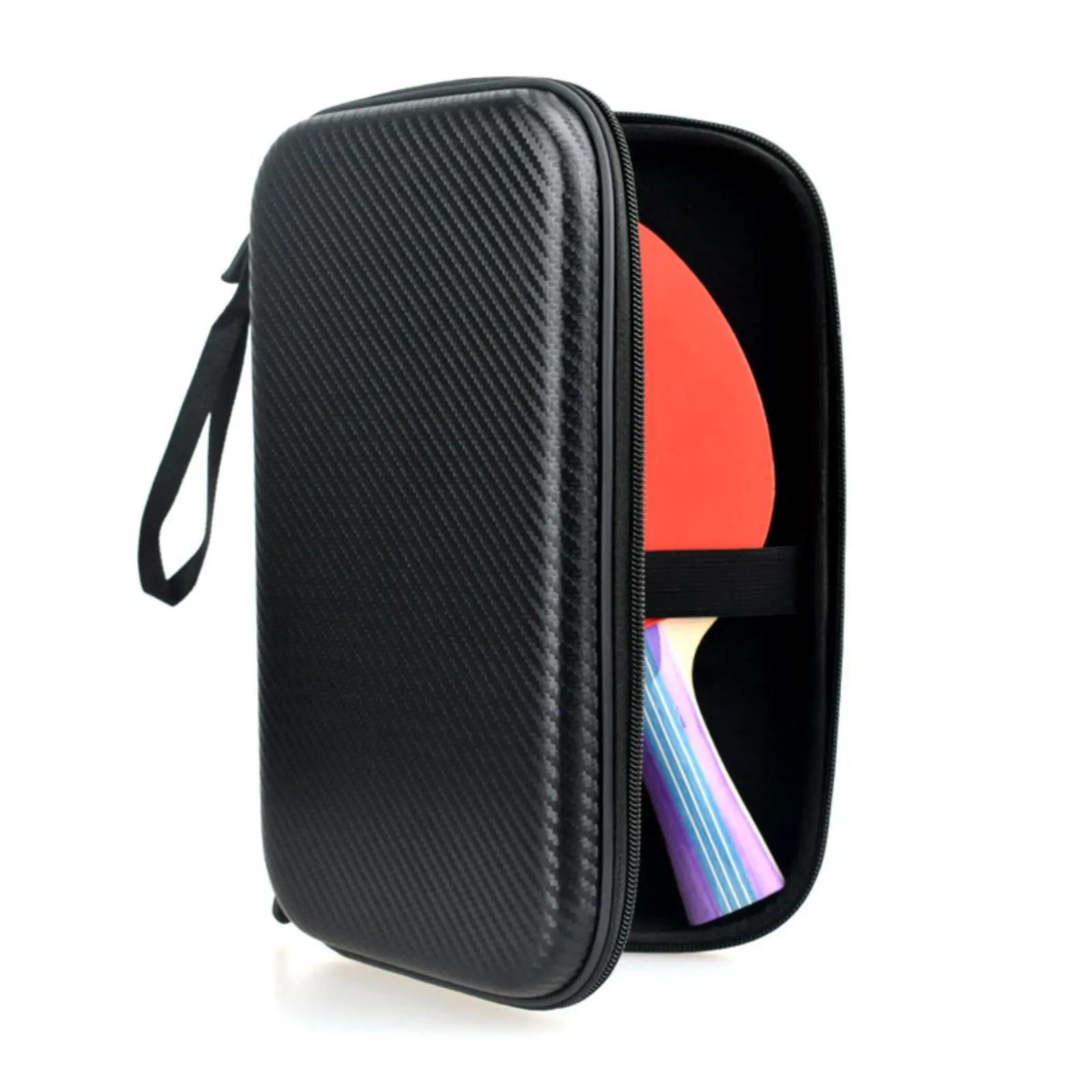Durable Pickleball Racket Bag Hard Shell Case for Travel Gym Storage with Mesh Compartment