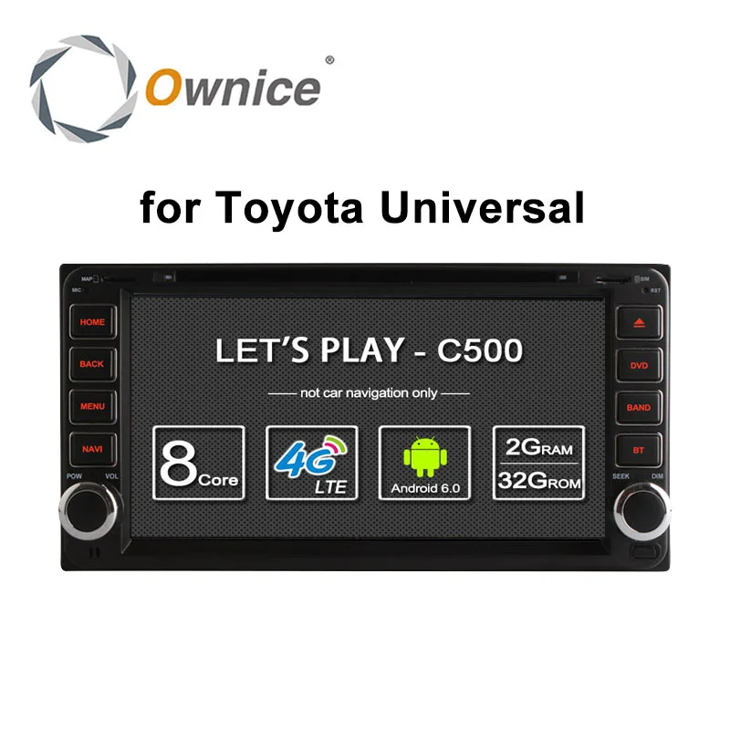 

Ownice Android 6.0 Octa 8 Core 2G RAM car dvd player for Toyota Hilux VIOS Old Camry Prado RAV4 Prado 2003-2008 4G LTE Network