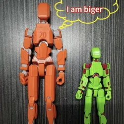 Large-sized Multi-Jointed Movable Shapeshift Robot 2.0 3D Printed Mannequin Dummy 13 Character Figures Toys for Kids Adults