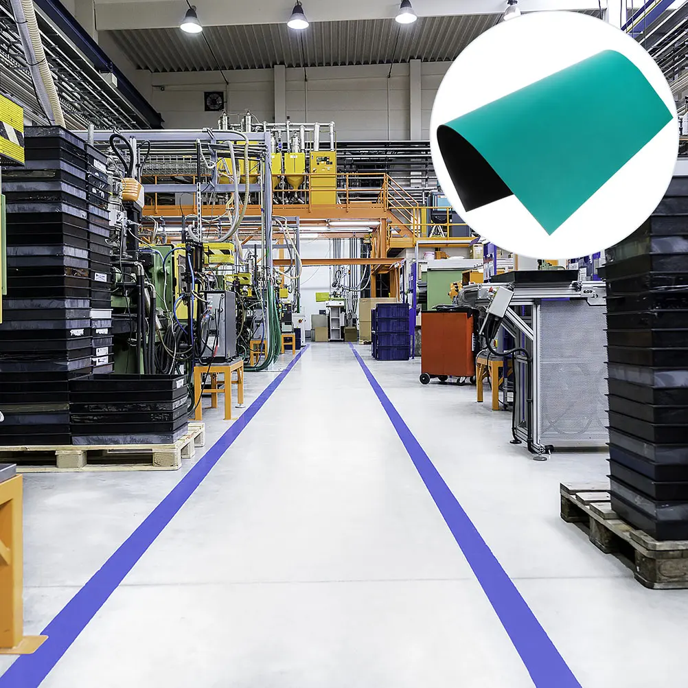 

2pcs Anti Static Mat Heat Resistant Large Size Rubber Soldering Pad Desk Protection Work Station Mats For Electronics