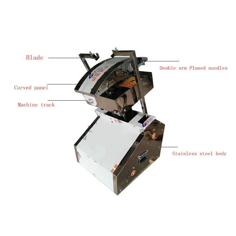 Stainless Steel Noodle Machine Cutting Multifunctional Dual Blade Cutting Path Xiao Noodle Machine Width Adjustable