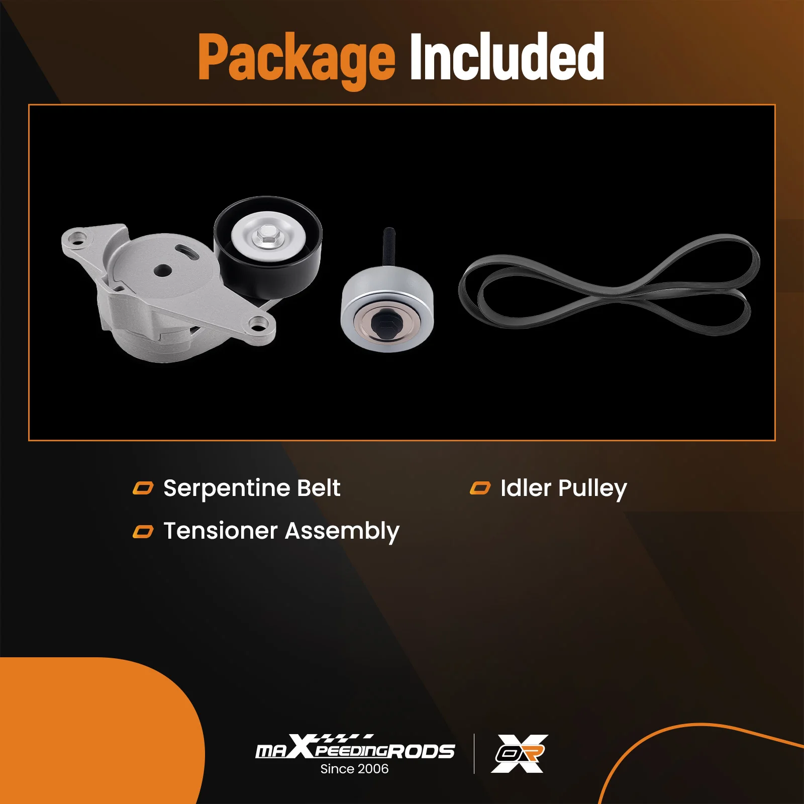 

Drive Belt Tensioner Kit for Chevrolet Equinox Pontiac Torrent Saturn Vue 08-10