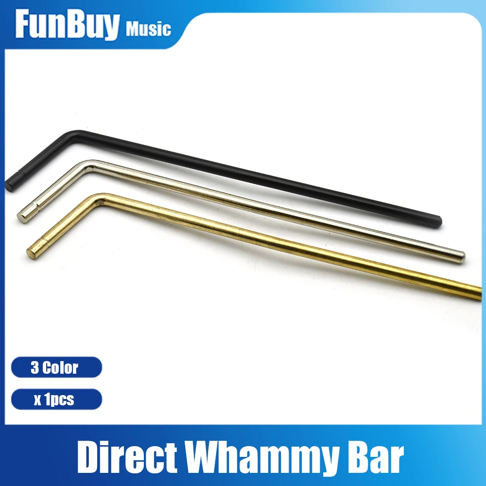 Guitarra Elétrica Tremolo Arm Whammy Bar, Inserção Direta, Cromado Dourado Preto, 5mm, 6mm