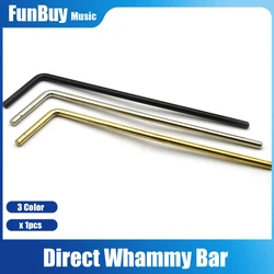 Direct Insertion Electric Guitar Tremolo Arm Whammy Bar 5mm/6mm Guitar Whammy Bar Black Gold Chrome