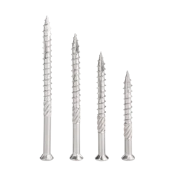 Stainless Steel Self-Tapping Screws Kit,High Strength Self Tapping Screws Wood Screws Flat Head T25 Torx Drive Deck Screws