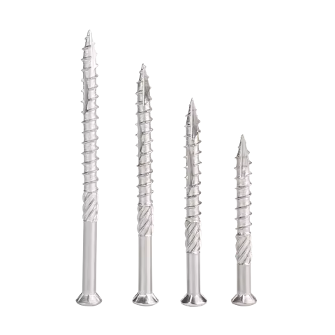 Stainless Steel Self-Tapping Screws Kit,High Strength Self Tapping Screws Wood Screws Flat Head T25 Torx Drive Deck Screws