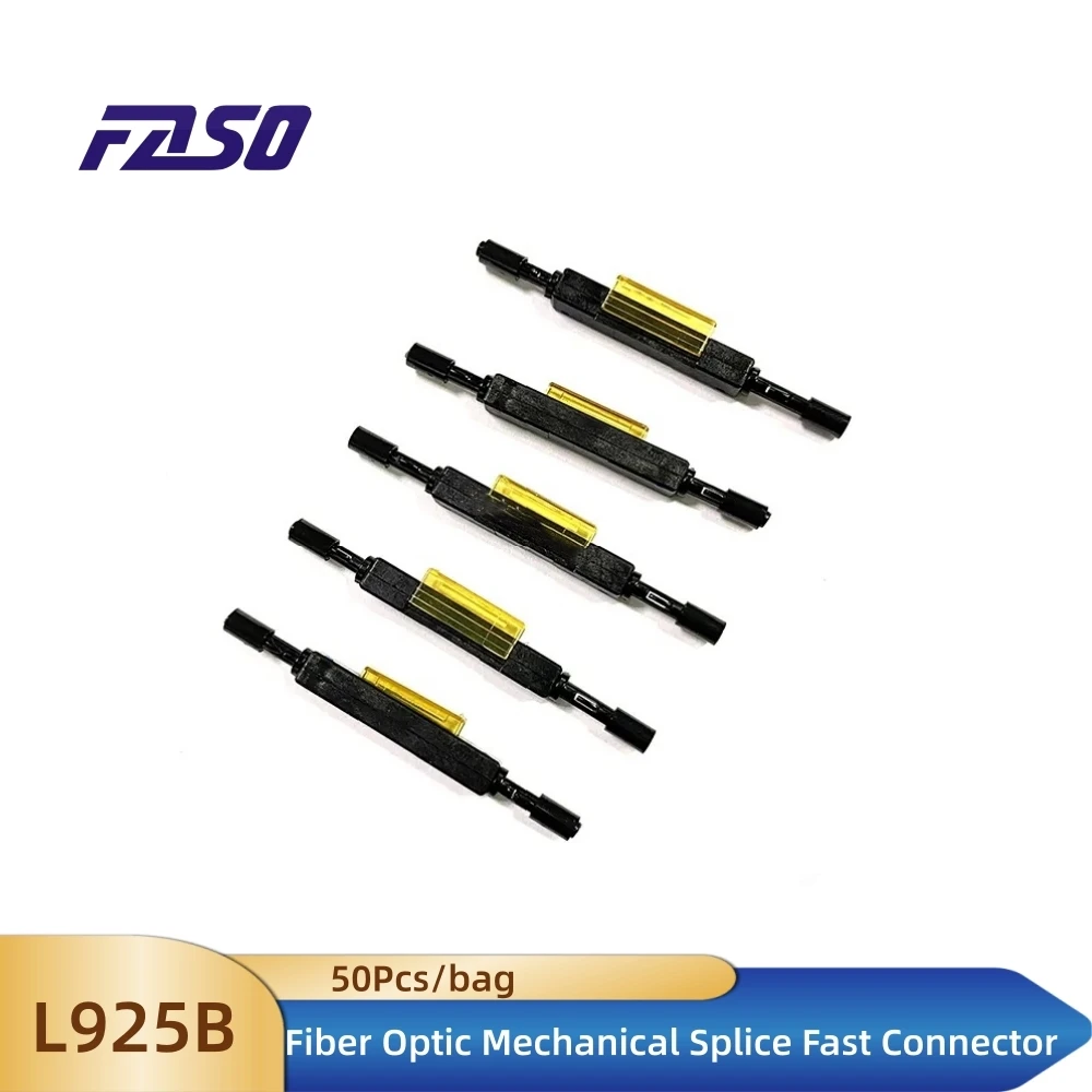 

50Pcs/bag L925B Fiber Optic Mechanical Splice Fast Connector for Drop Cable Optic Assembly fast shipping