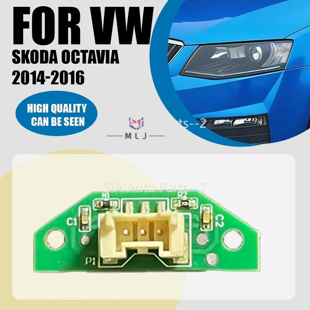 

For Volkswagen Skoda Octavia 2014 2015 2016 daytime running light board module chip LED Headlight DRL Chip Car Accessories