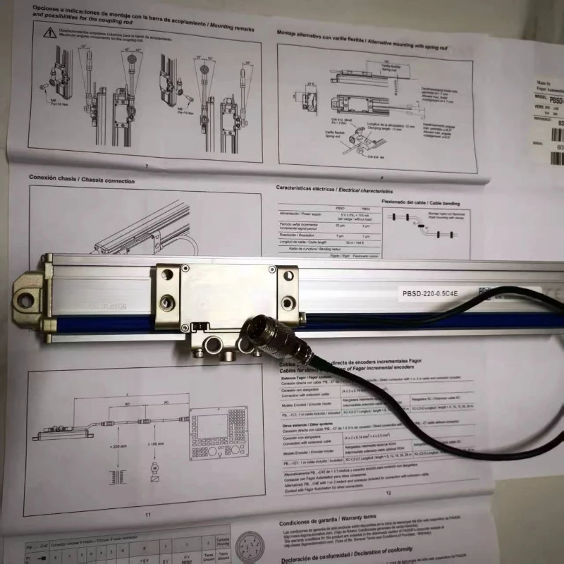 Hair Grating Ruler PBSD - 220-0.5 C4 E Upstroke Yawei Bending Machine