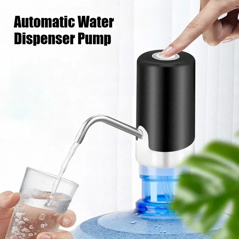 

Portable Electric Water Bottle Pump Rechargeable Water Dispenser USB Automatic Drainage Machine for Home Office Outdoor