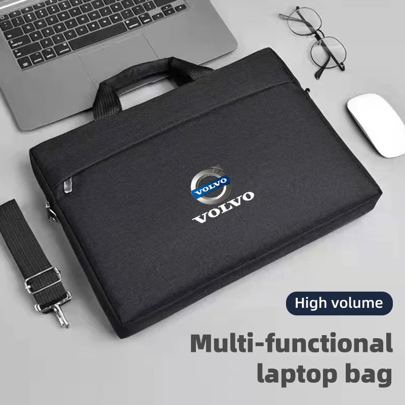 Car Logo Multifunctional Laptop Bag Shoulder Bag For Volvo Rdesign XC90 S90 S60 S60 XC60 V70 S80 S40 V50 V40 V60 C30 V90 