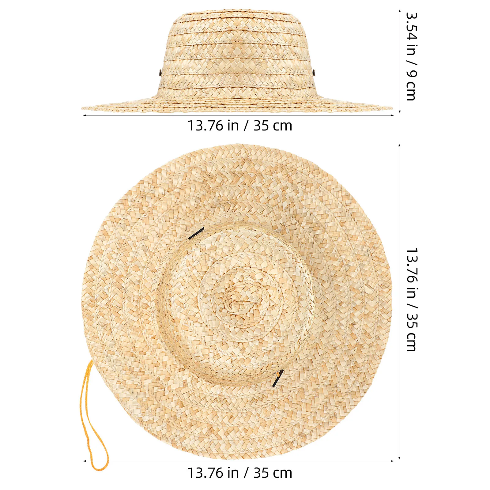 Kids Woven Straw Sun Hat for B - Sun Hat Wide Brim 评论和价格