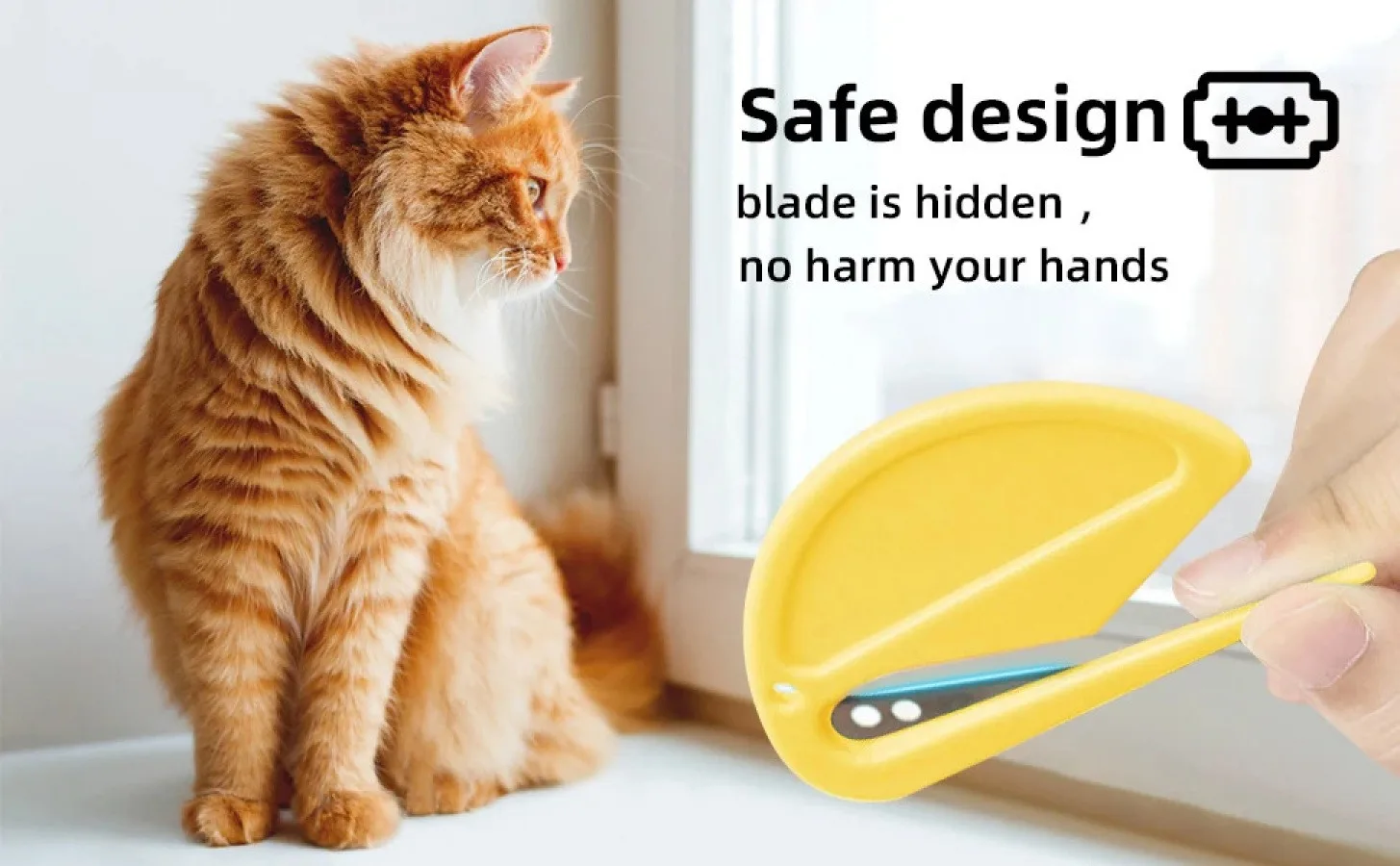 1pc Multifunctional ABS Long-Hair Plastic Pet Dog and Cat Grooming Knot Comb Tool - Detail 1
