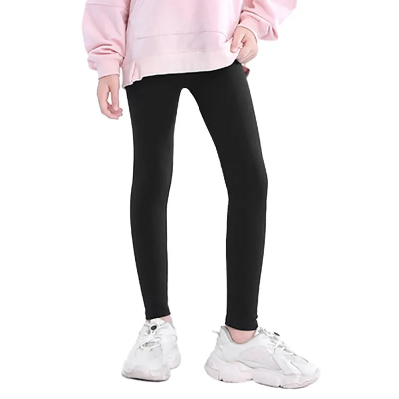 Girl Pants Fashion Soft Elastic Kids Leggings Kids Skin-Friendly Breathable Sports Yoga Pants Children Trousers Sport Clothing