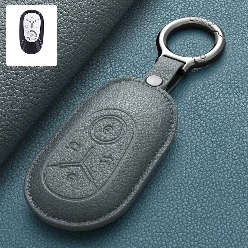 Proton e.MAS 5 leather key shell - side view