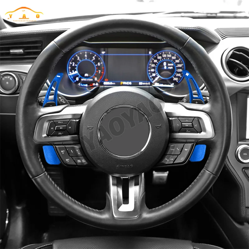 Paddle cambio in fibra di carbonio per Ford Mustang 2015 2016 2017 2018 2019 2020 2021 2022 2023 Estensione del volante