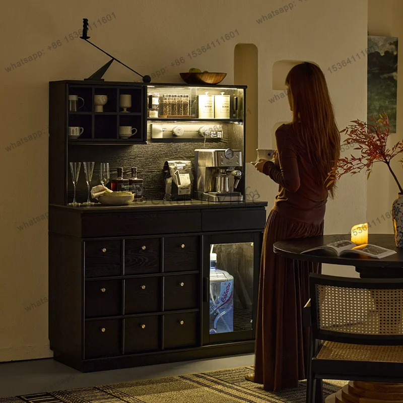 FG Entryways Craft Living Room Cabinets Organizer Display Makeup Drawers Cabinets Nordic Wood Luxury Armoires De Salon Furniture