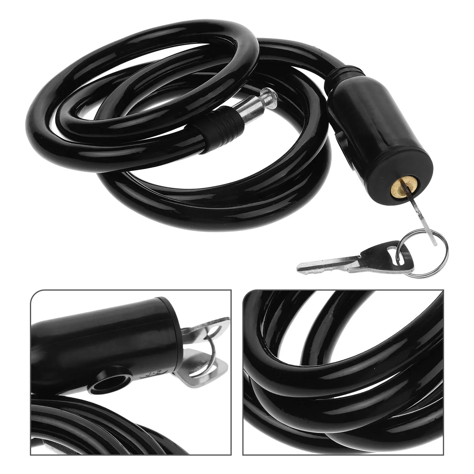 

High-Strength Portable Bicycle Chain Lock Anti-Theft Bike Cable for Electric Mountain Bikes Scooters Motorcycles Security