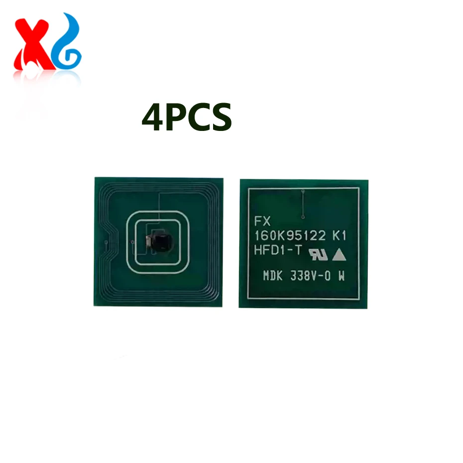 4PCS Toner Cartridge Chip For Xerox Digital Color Press 700 700i Color C75 J75 Press Toner Chip 006R01384 006R01383 006R01385