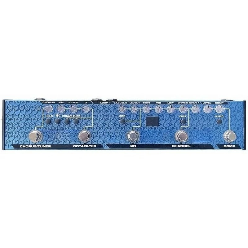Speaker Simulation Wood Electric Guitar Bass Effector