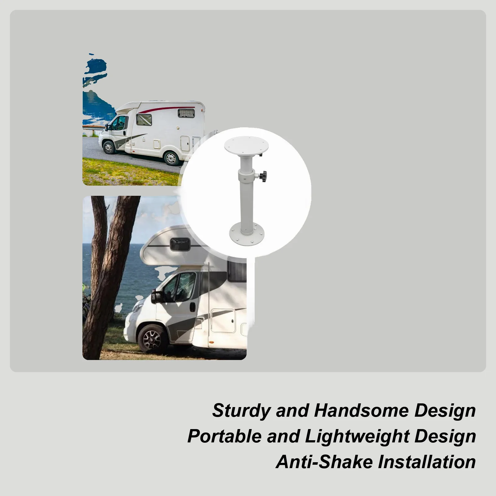 ขาตั้งโต๊ะปรับระดับได้ หมุนได้ ขนาดกะทัดรัด สำหรับติดตั้งบนโต๊ะ เหมาะสำหรับครอบครัว เพื่อน ผู้ชาย ผู้หญิง รถบ้าน เรือ