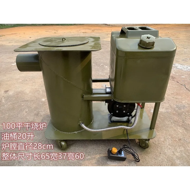 100 square meters Waste Oil Heating Furnace, Waste Oil Space Heater, Energy Saving Waste Oil Burner for Garage Farm Heating