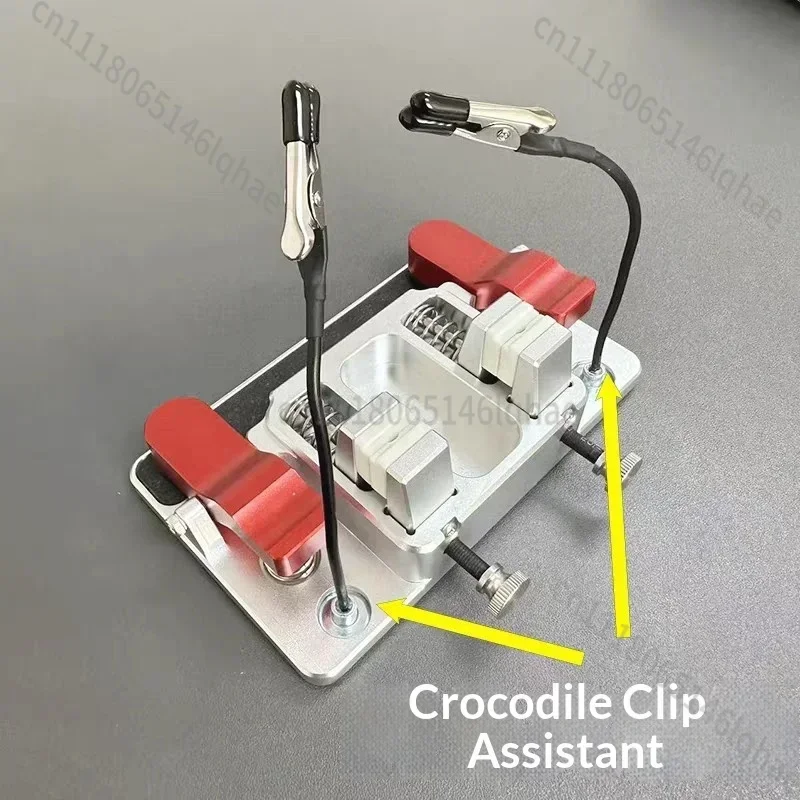 Welding Wire Fixing Fixture for LED PCB Circuit Board Repair Heat-Resistant Clamp with Alligator Clips Soldering Repair Station