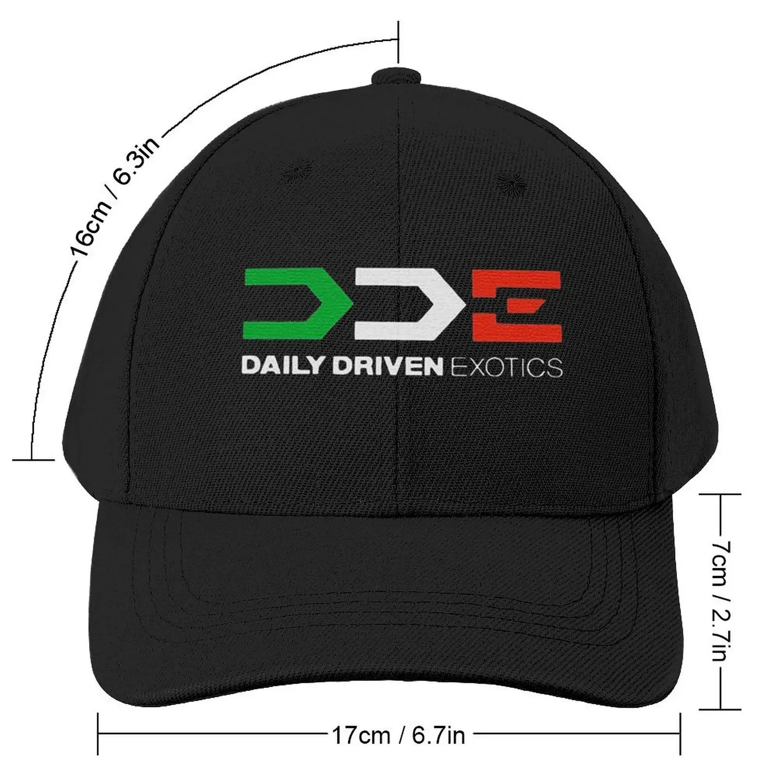 DDE Daily Driven Exotics Baseball Cap Bobble Hat Golf Cap custom Hat dad hat Women Hats Men's