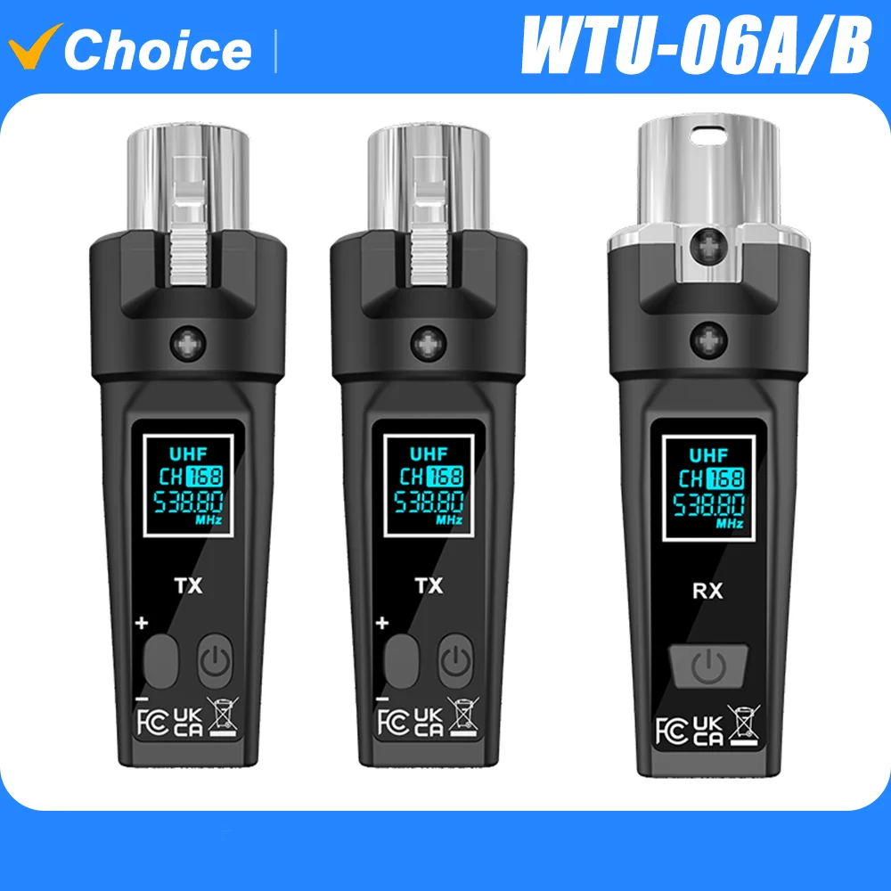 Microphone Wireless Converter XLR Transmitter and Receiver 2.4G XLR Adapter System for Dynamic Mic Audio Mixer PA System Guitar