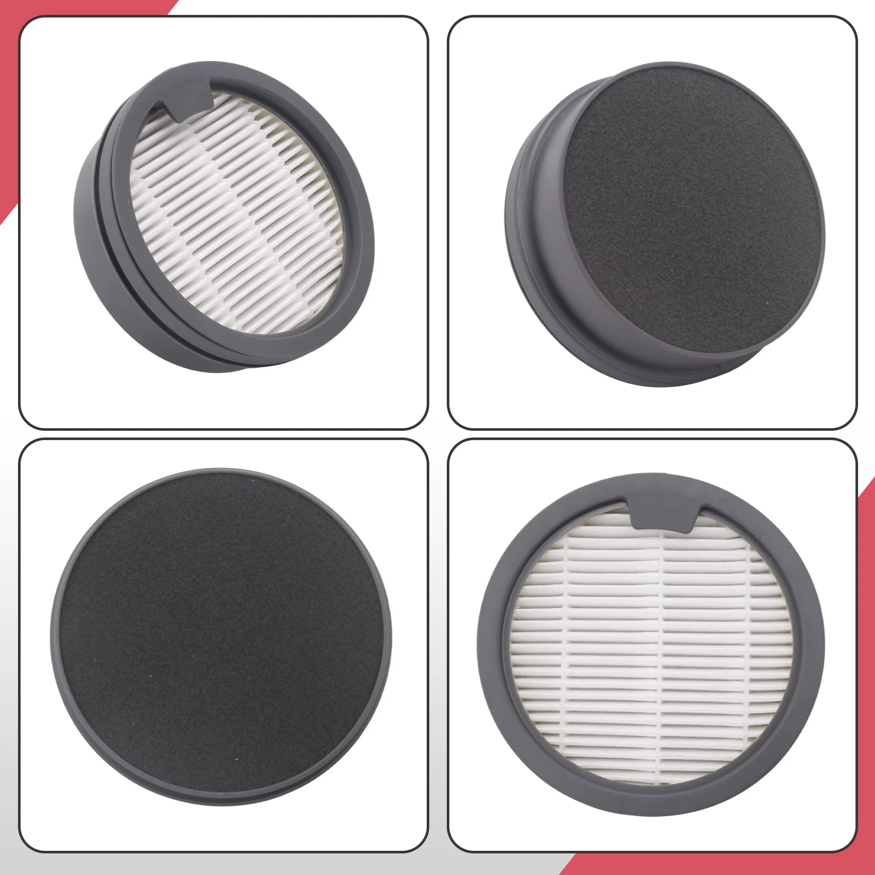 A23T 1pc Filter for Dreame M12S/M13 Vacuum Cleaner, HEPA Cleaner Accessories, Washable Replacement Parts