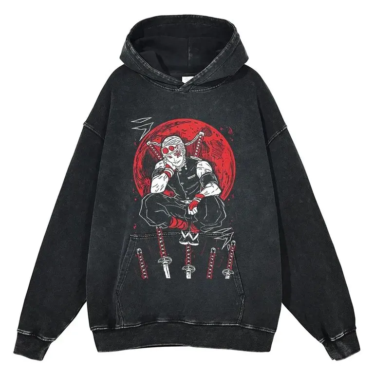 

Новый аниме Наруто, негабаритная толстовка с капюшоном для мужчин и женщин, винтажная стираная уличная одежда, пуловер, повседневная куртка для косплея, мода в стиле хип-хоп