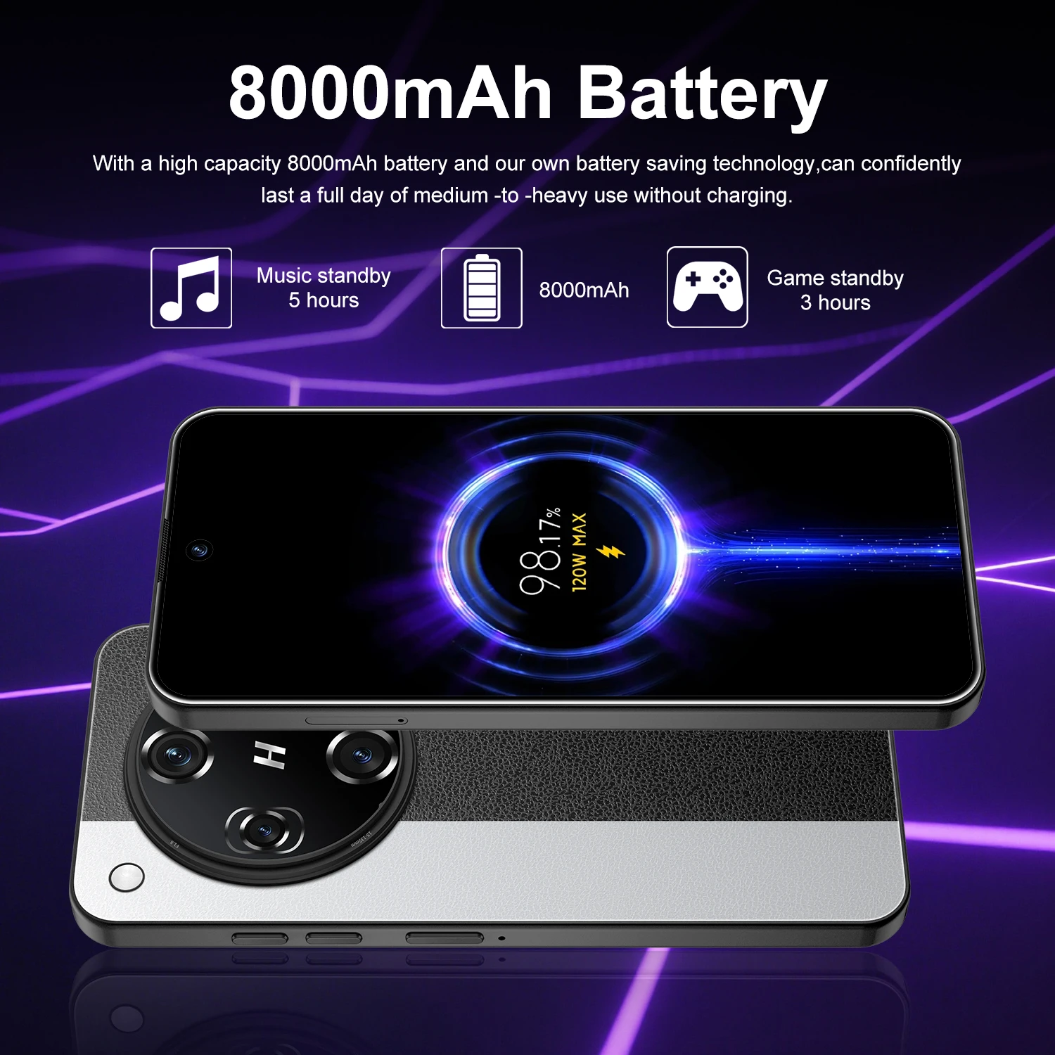 2025 NEU X8 Ultra HOT Original intelligente 5G Dual-Card Dual-Standby Android 14 System globale Version 7800 mAh Akku