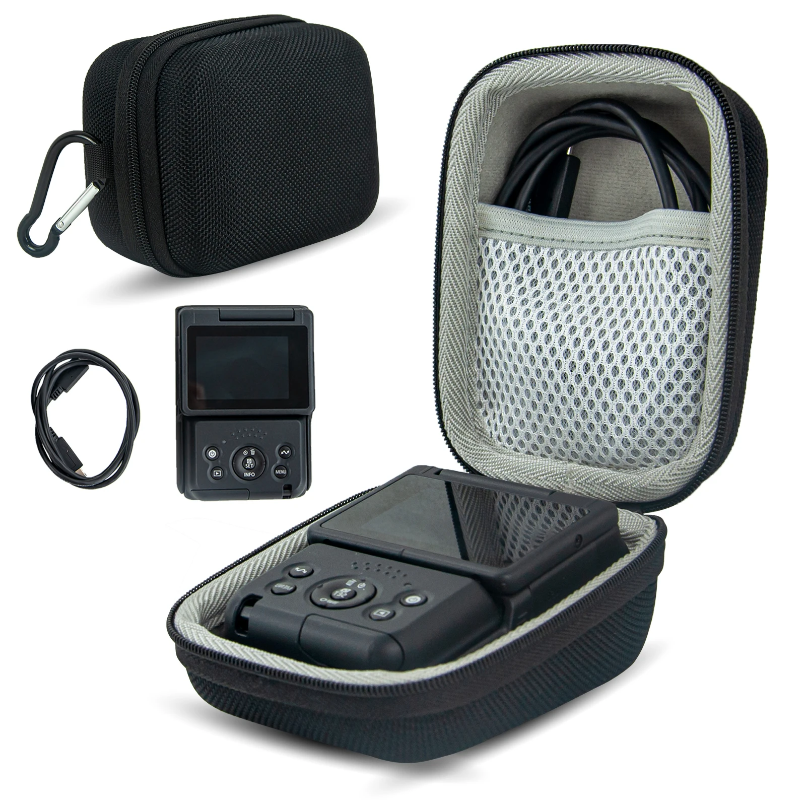 

Hard Case Cover Camera Bag For Canon PowerShot V10 Sony X3000 X1000 AS15 AS20 AS30 AS50 AS100 AS200 AS300 AZ1 Vlog Accesoories